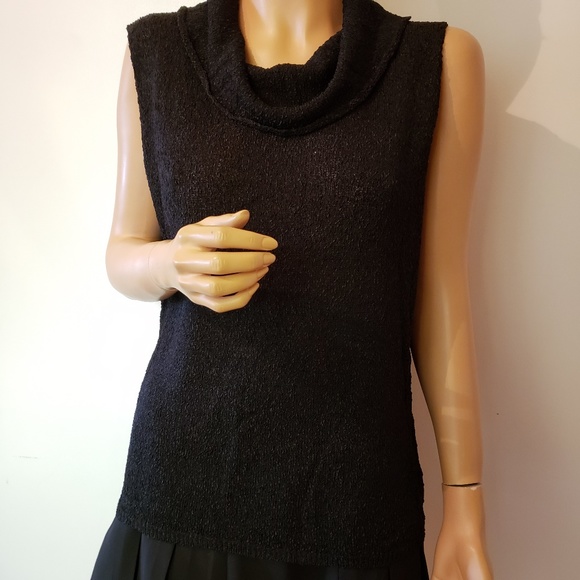 C.l.o.t.h.e.s. Black Knit top, size XL, NWT. - Picture 4 of 8